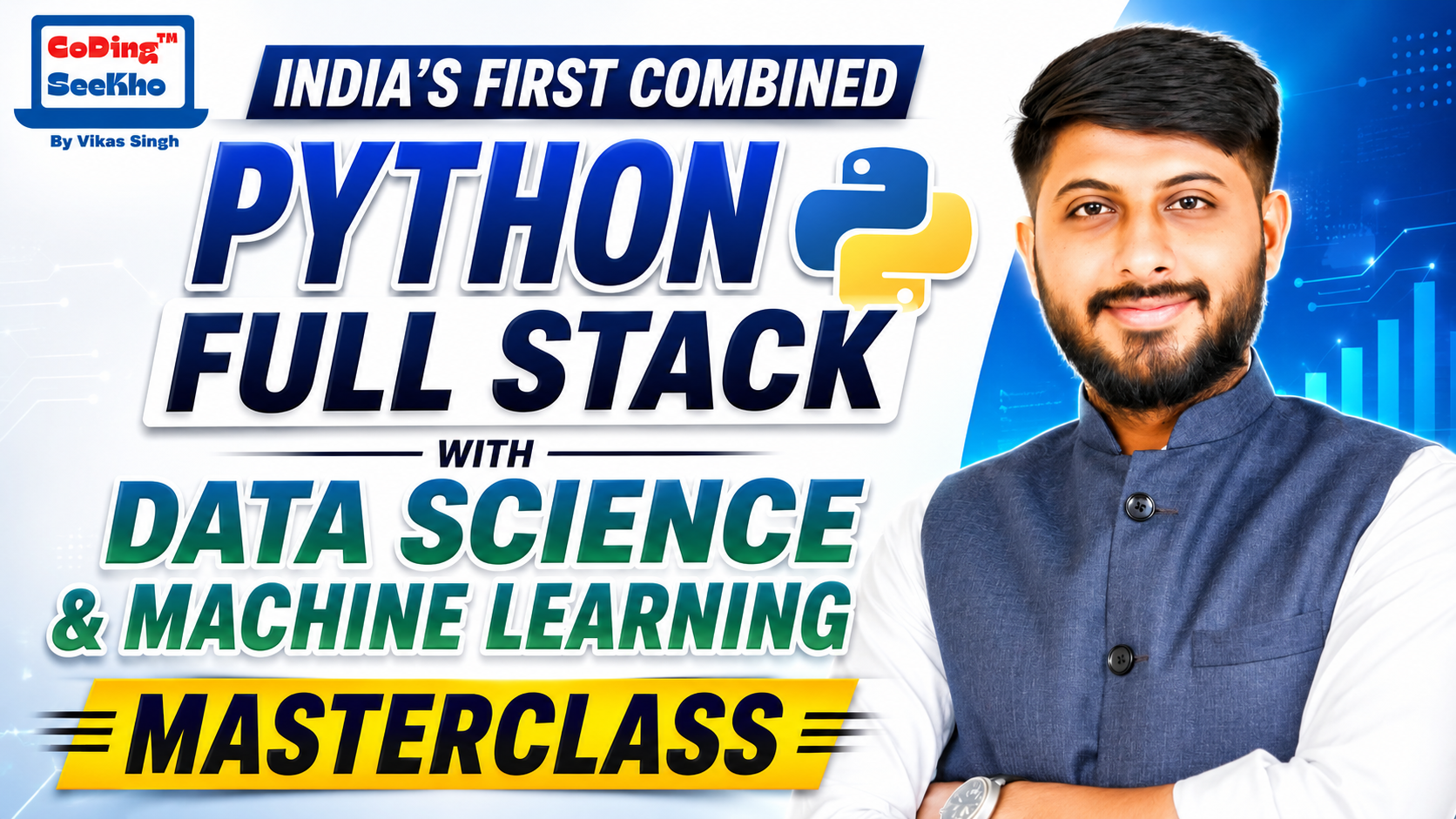 Python F Stack with DS & ML(Gen AI, Deep Learning, NLP, LLM, RAG)
