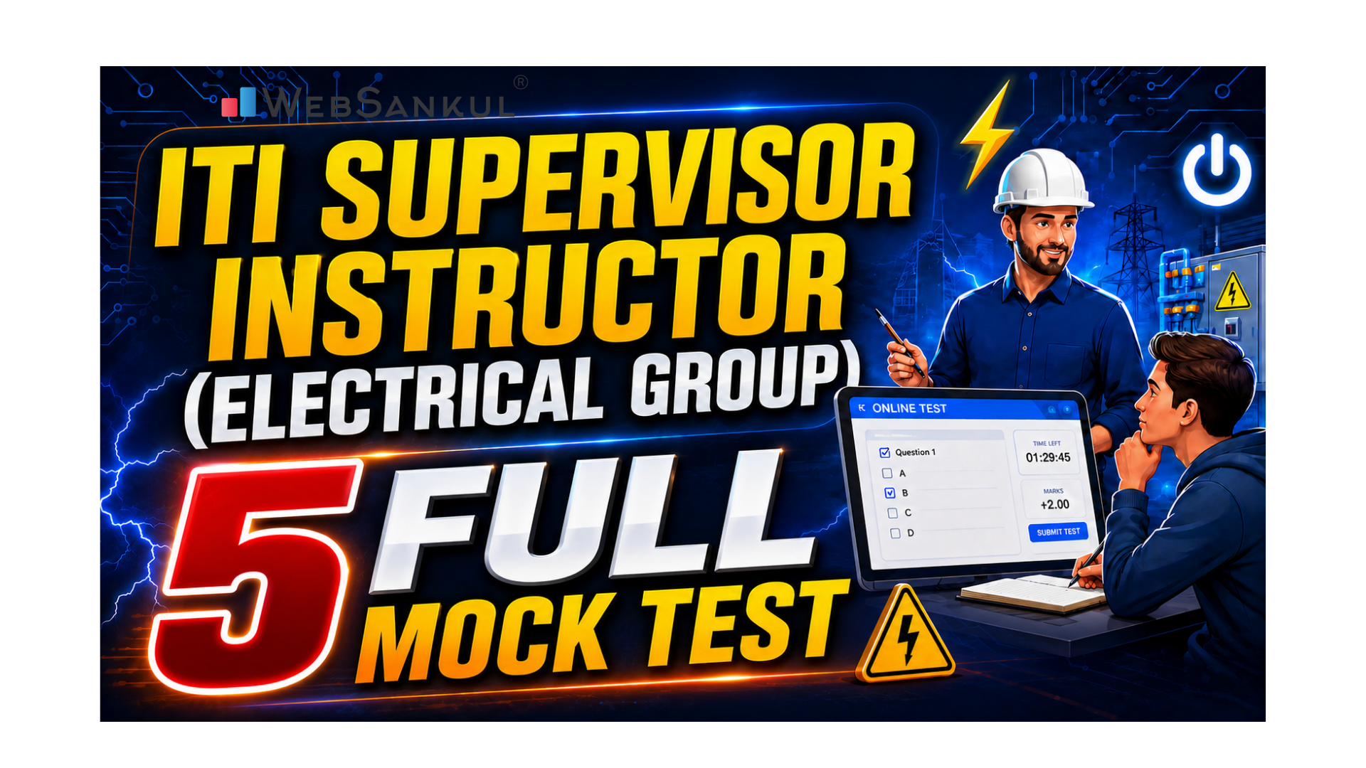 ITI Supervisor Instructor (Electrical Group) CBRT 5 Mock Test
