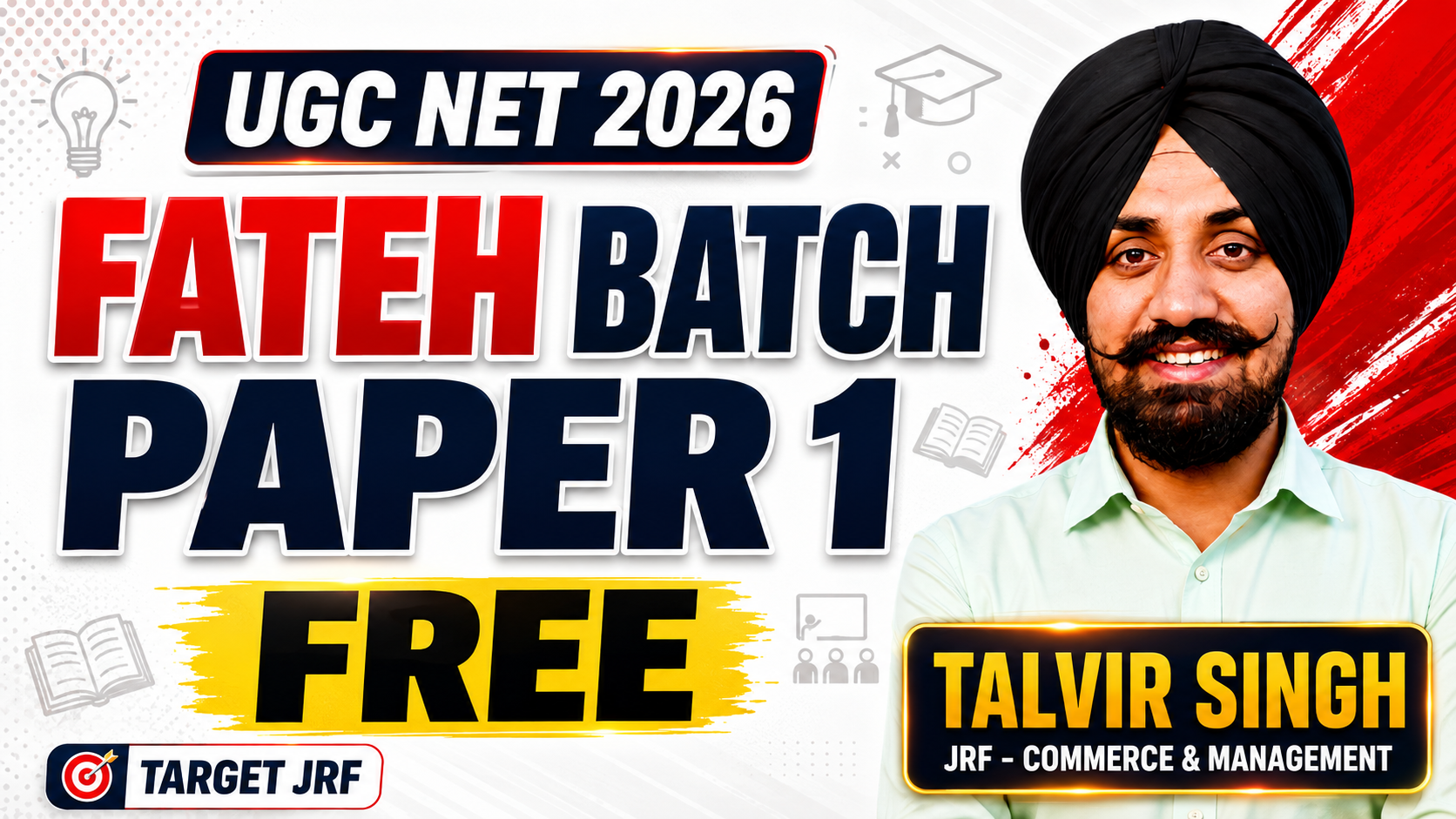 FREE FATEH BATCH - PAPER 1 - UGC NET 2026