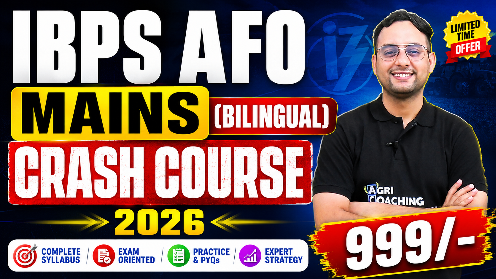 IBPS AFO (Mains) Crash Course 2026
