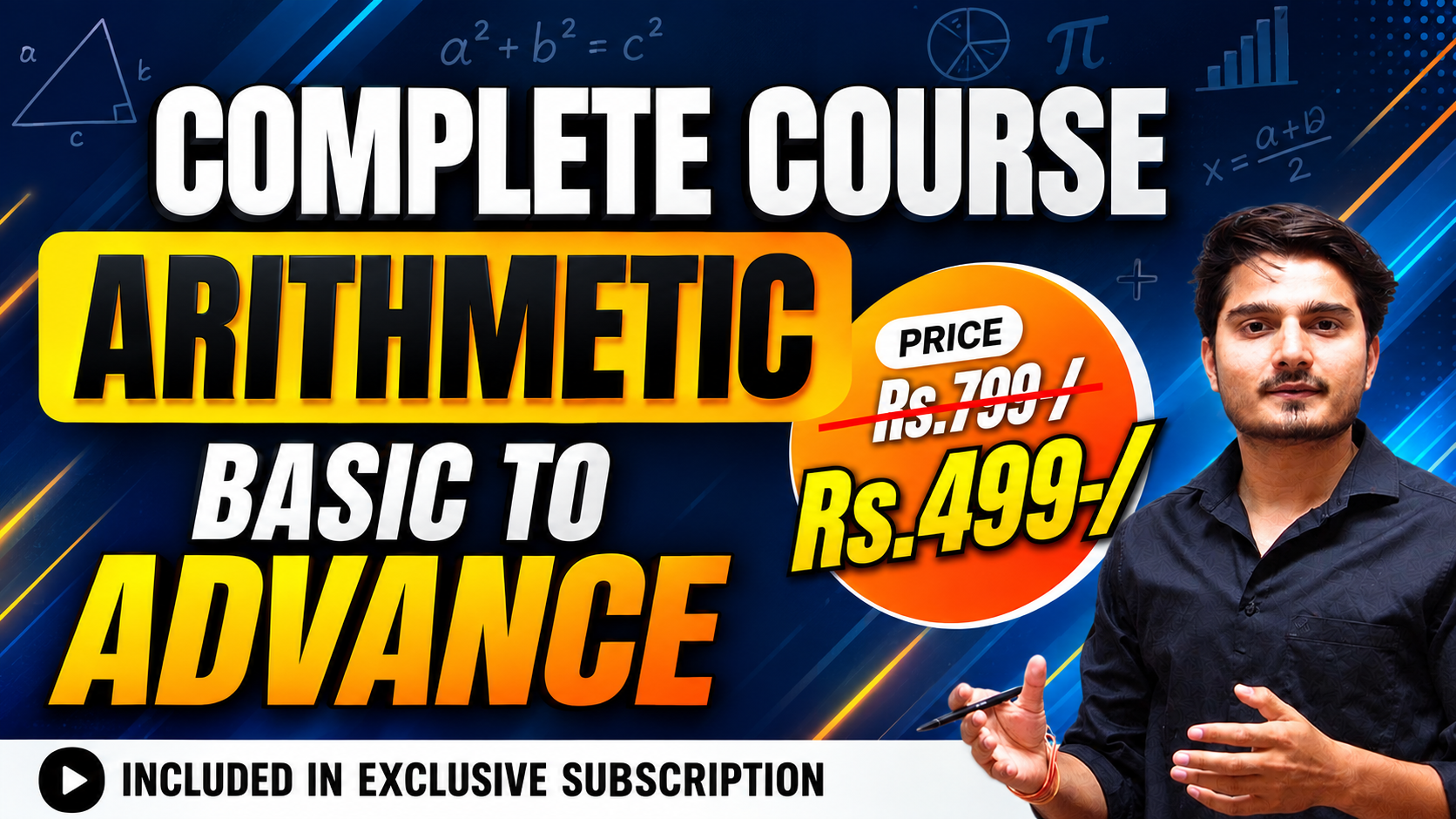 Complete Arithmetic Course - Basic to Advance (Pre+Mains)