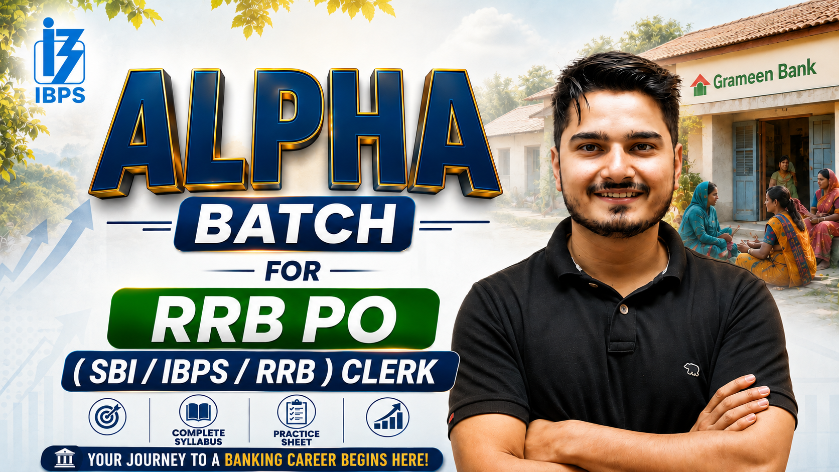 ALPHA BATCH 2026 ( FOR RRB PO / SBI & IBPS CLERK ) @ Rs649