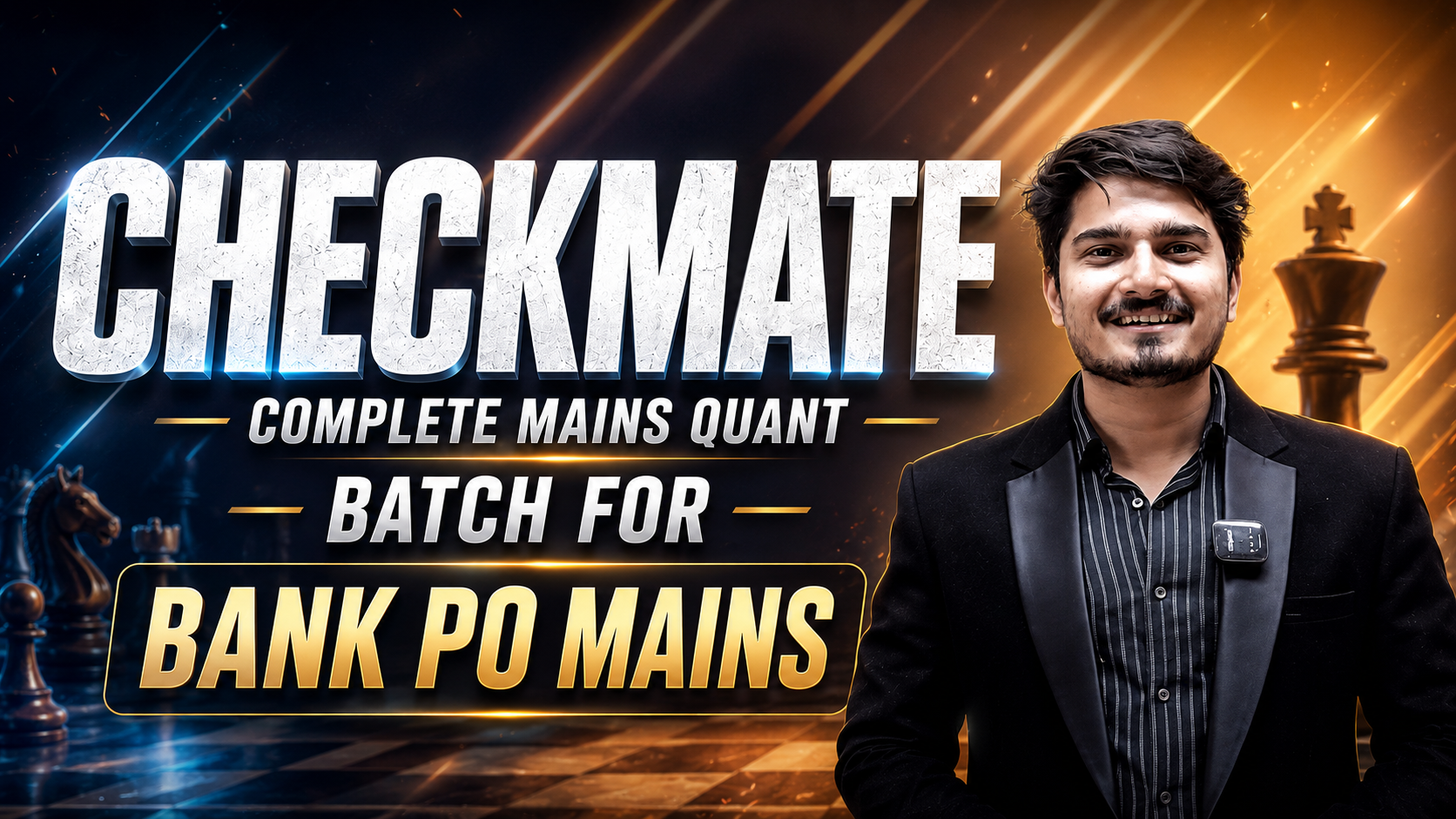 CHECKMATE 4.0 (PO MAINS QUANT LIVE BATCH) @349/-