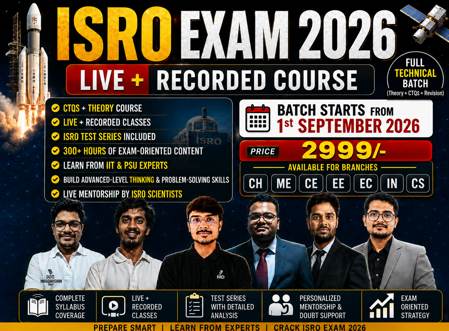 ISRO Exam 2026 Live + Recorded Course