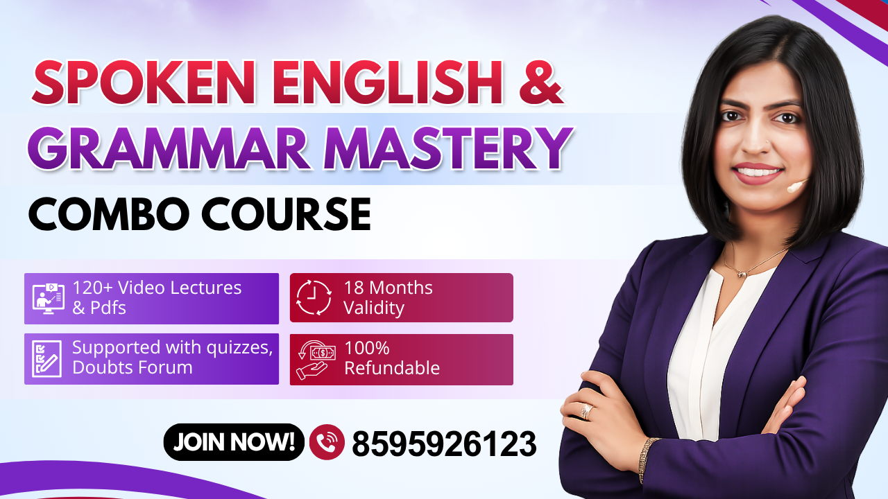 Spoken English & Grammar Mastery (R3-Combo Course)