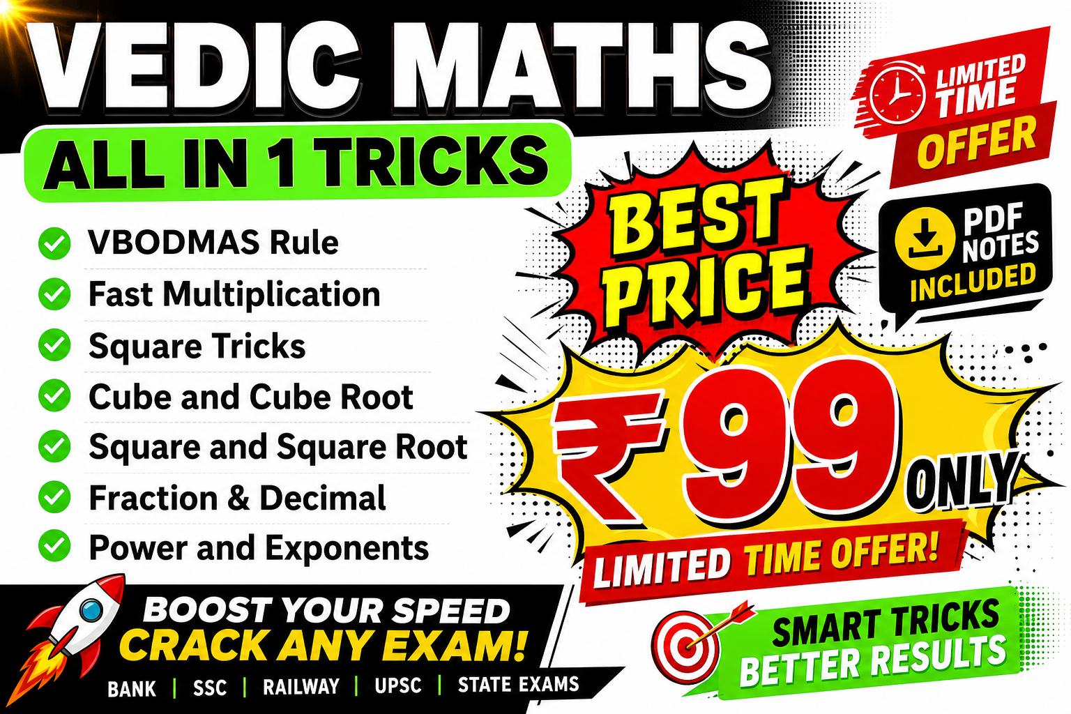 Vedic Maths TRICKS | Increase your Speed in MATHS Using TRICKS | From Basics to Advance