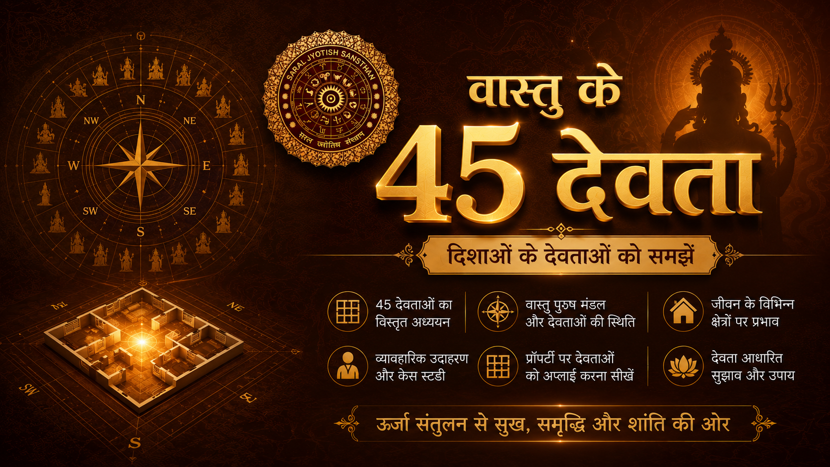 वास्तु के 45 देवता