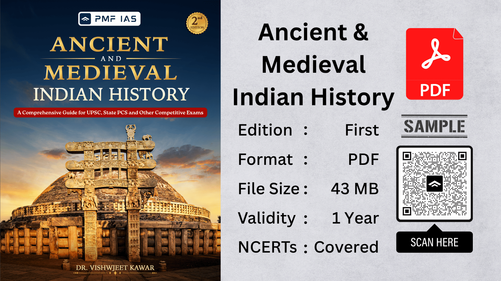 Ancient and Medieval Indian History [PDF] for UPSC, State PCS & Other Competitive Exams