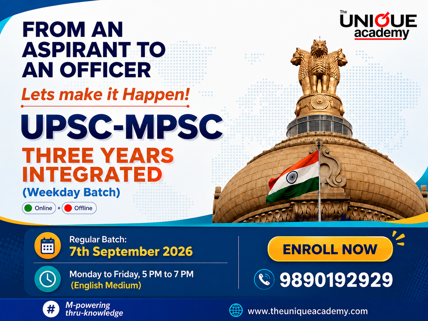 7th SEPT 2026 : 1st YEAR INTEGRATED ENGLISH WEEKDAYS (ONLINE)