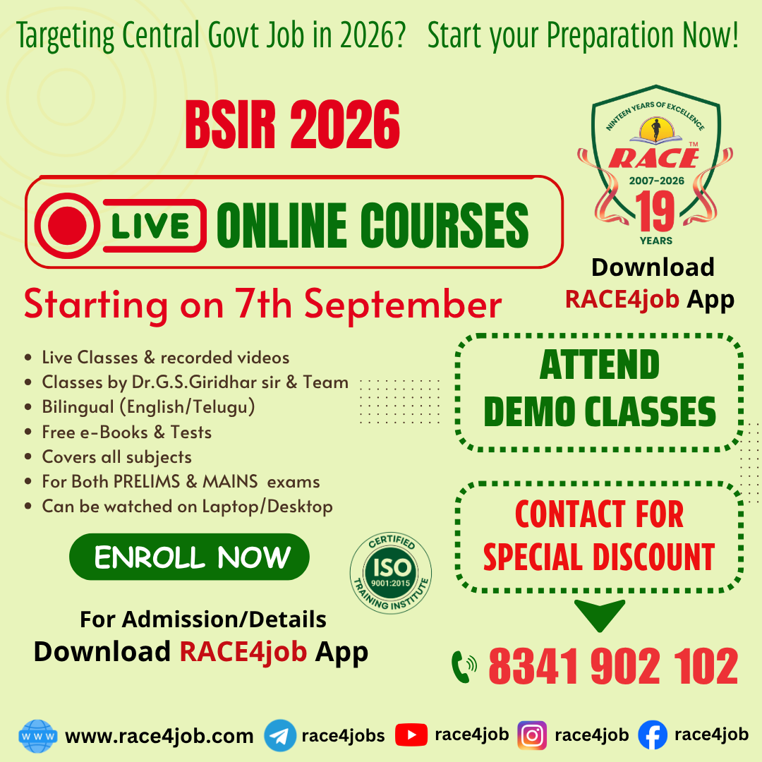 O3S | BSIR EXCLUSIVE ONLINE LIVE BATCH 2026