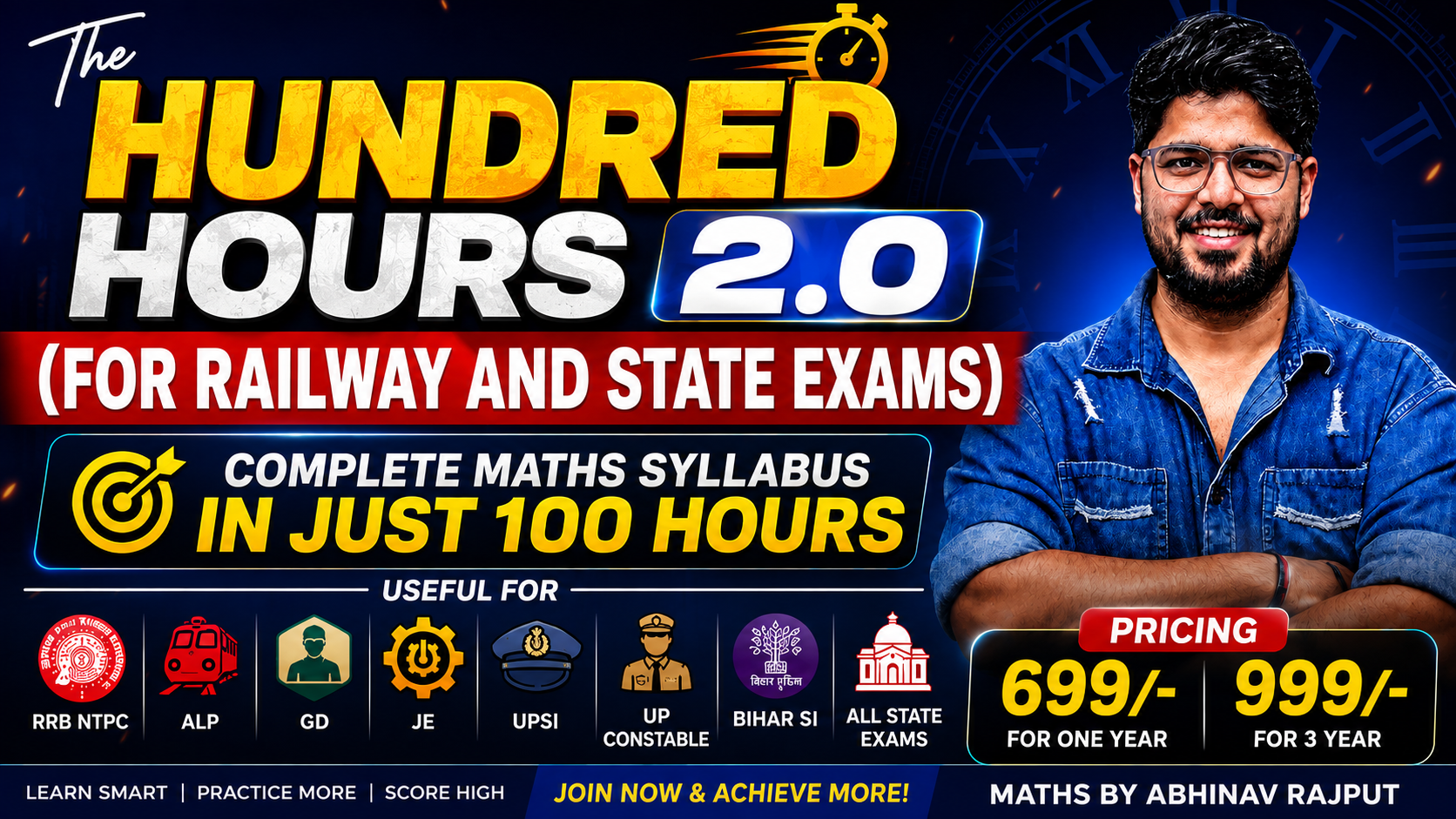 The Hundred Hours 2.0 (For Railway & State Exams)