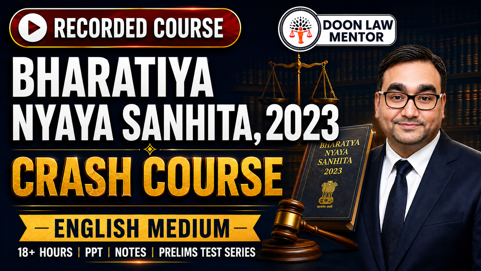 BNS 2023 CRASH COURSE – ENGLISH MEDIUM