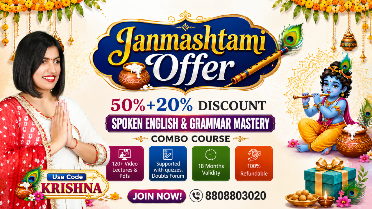 Spoken English & Grammar Mastery (R3-Combo Course)