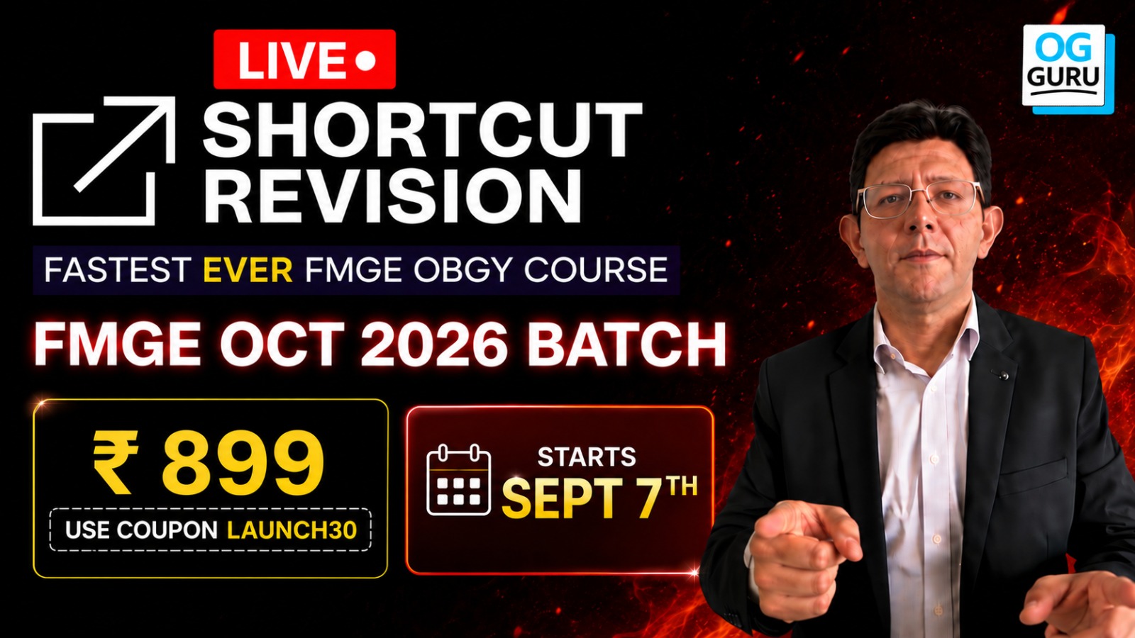 Shortcut Live - FMGE Oct 2026 Batch