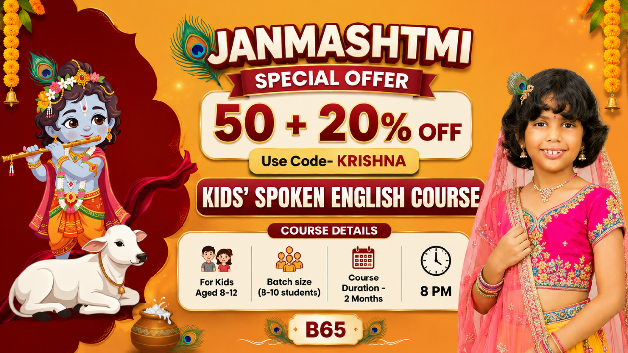 Kids English Pro ~ (B65 = 8-12 Year) 8:00 PM 