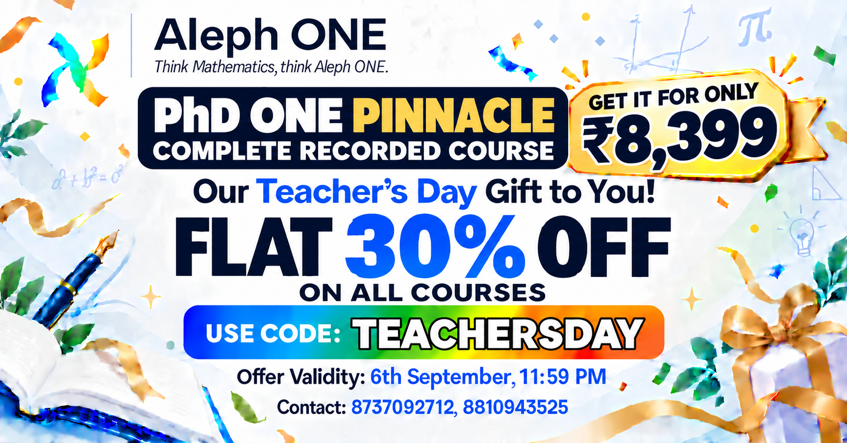 PhD ONE - PINNACLE for CSIR NET 2026 and GATE 2027
