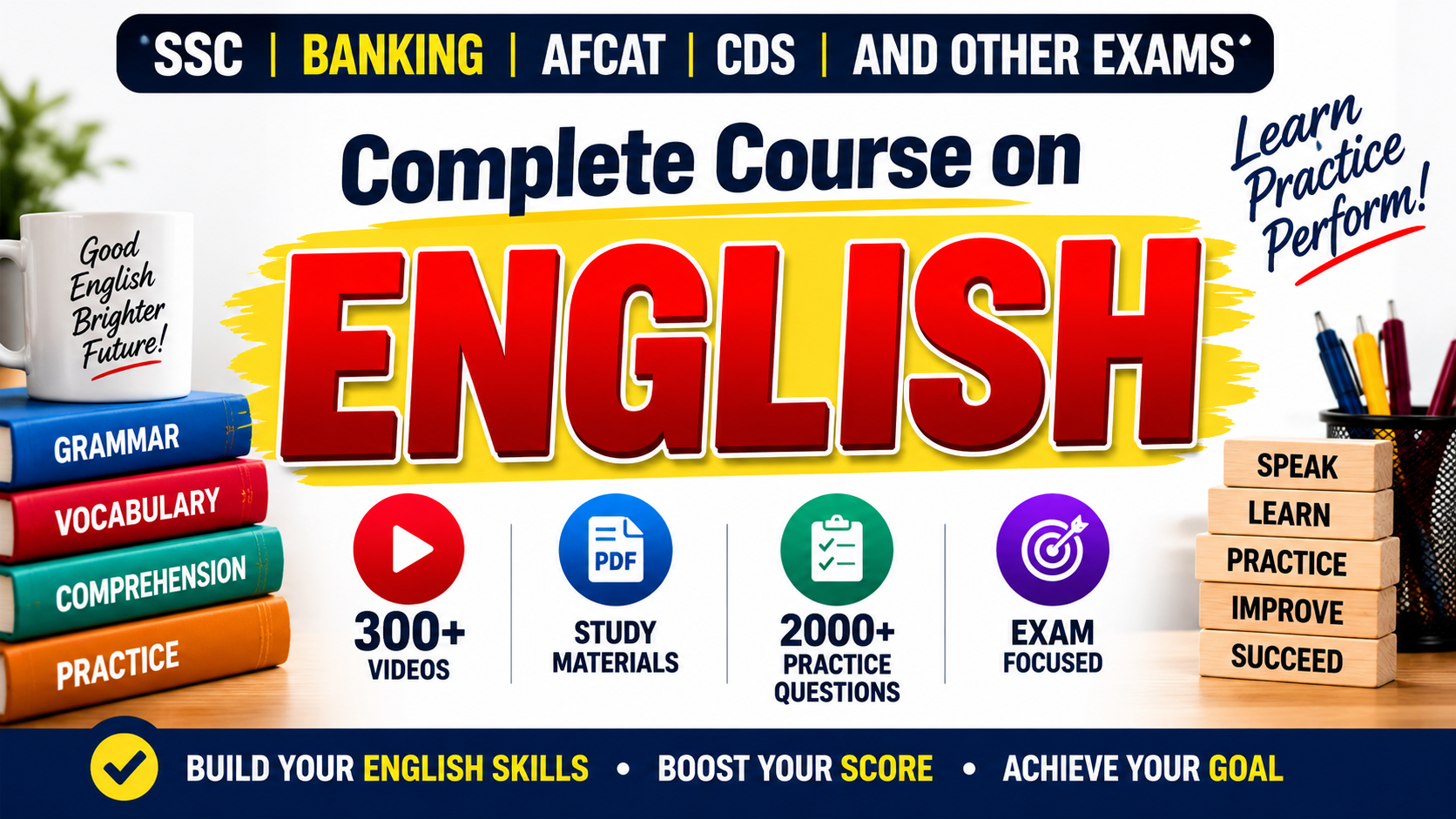 ENGLISH - Complete Course In Tamil