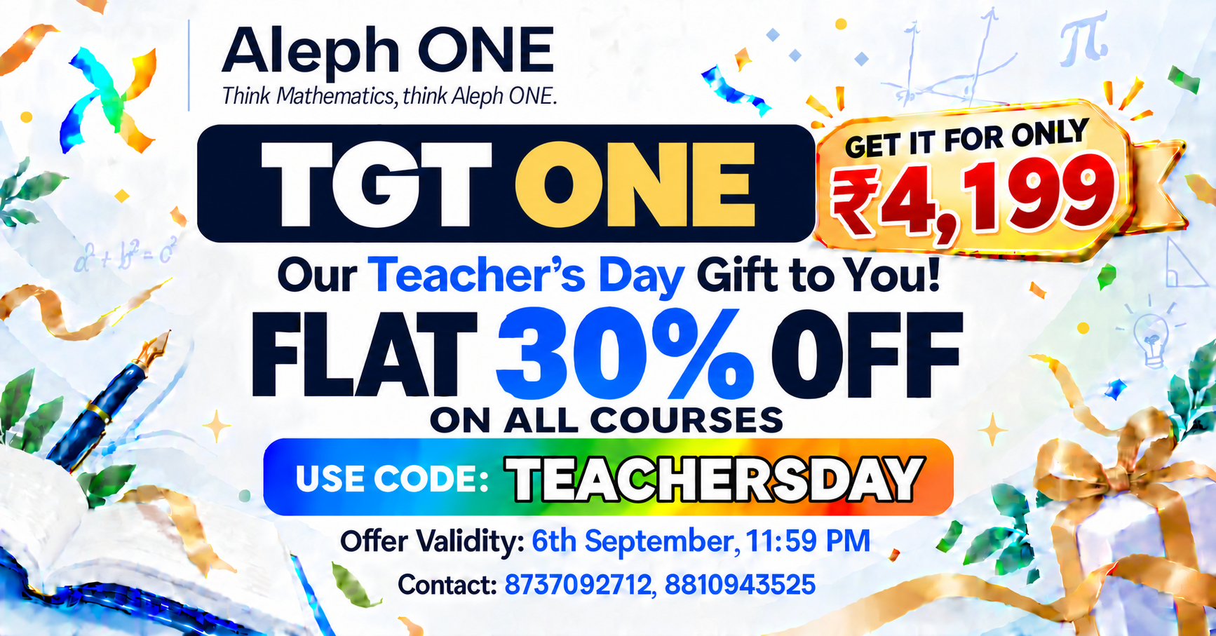 TGT ONE — Complete TGT Mathematics for KVS, DSSSB, UP TGT, SuperTET, RPSC & All State Exams