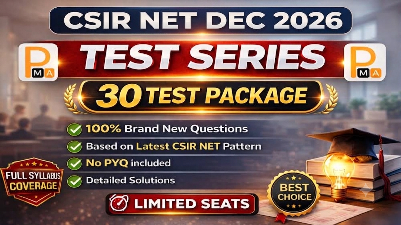 CSIR NET DEC 2026 Test Series (30 Package)
