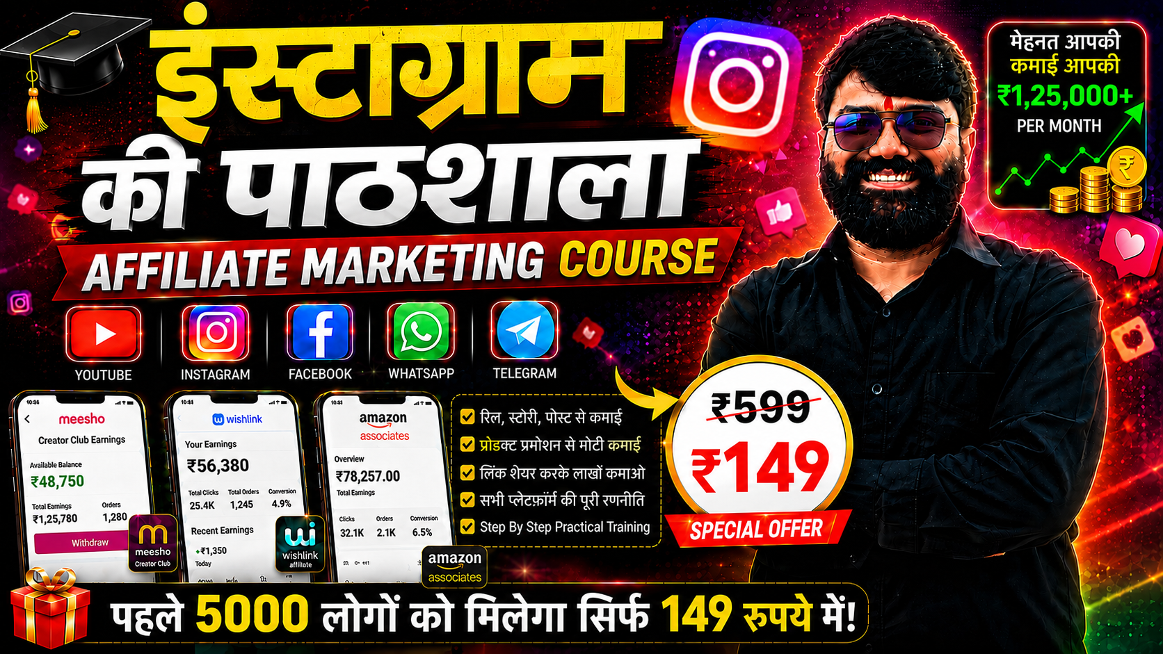 Instagram की पाठशाला Affiliate Marketing Masterclass 🔥 (सबसे बढ़िया)