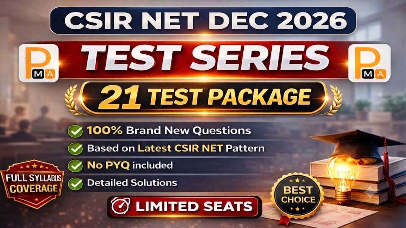 CSIR NET DEC 2026 Test Series (21 Package)
