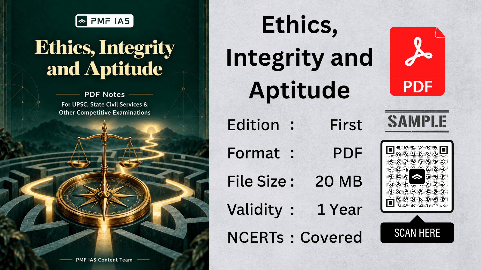 Ethics, Integrity and Aptitude [PDF Notes] for UPSC, State PCS & Other Competitive Exams