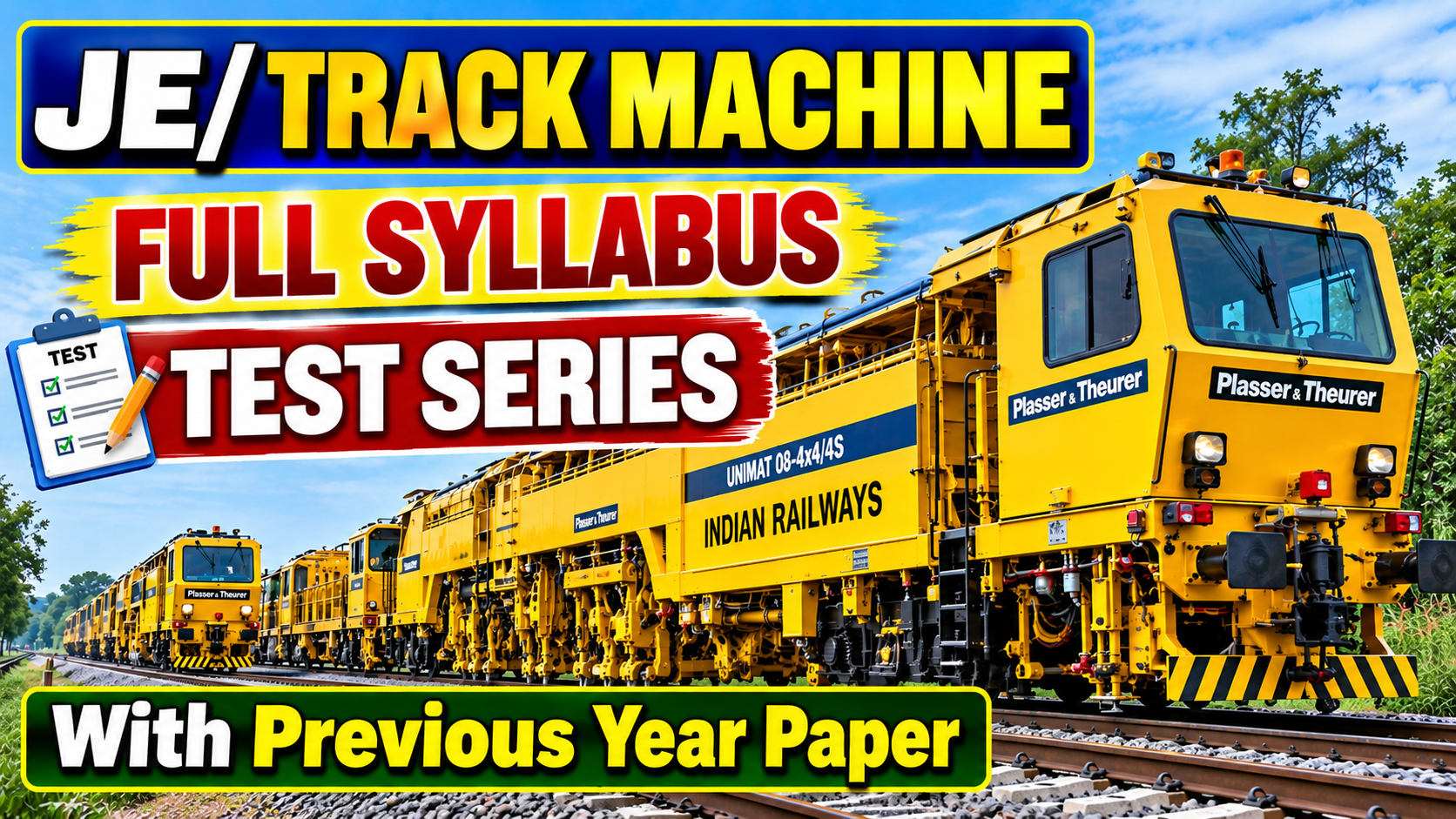 LDCE JE/TECH. TRACK MACHINE