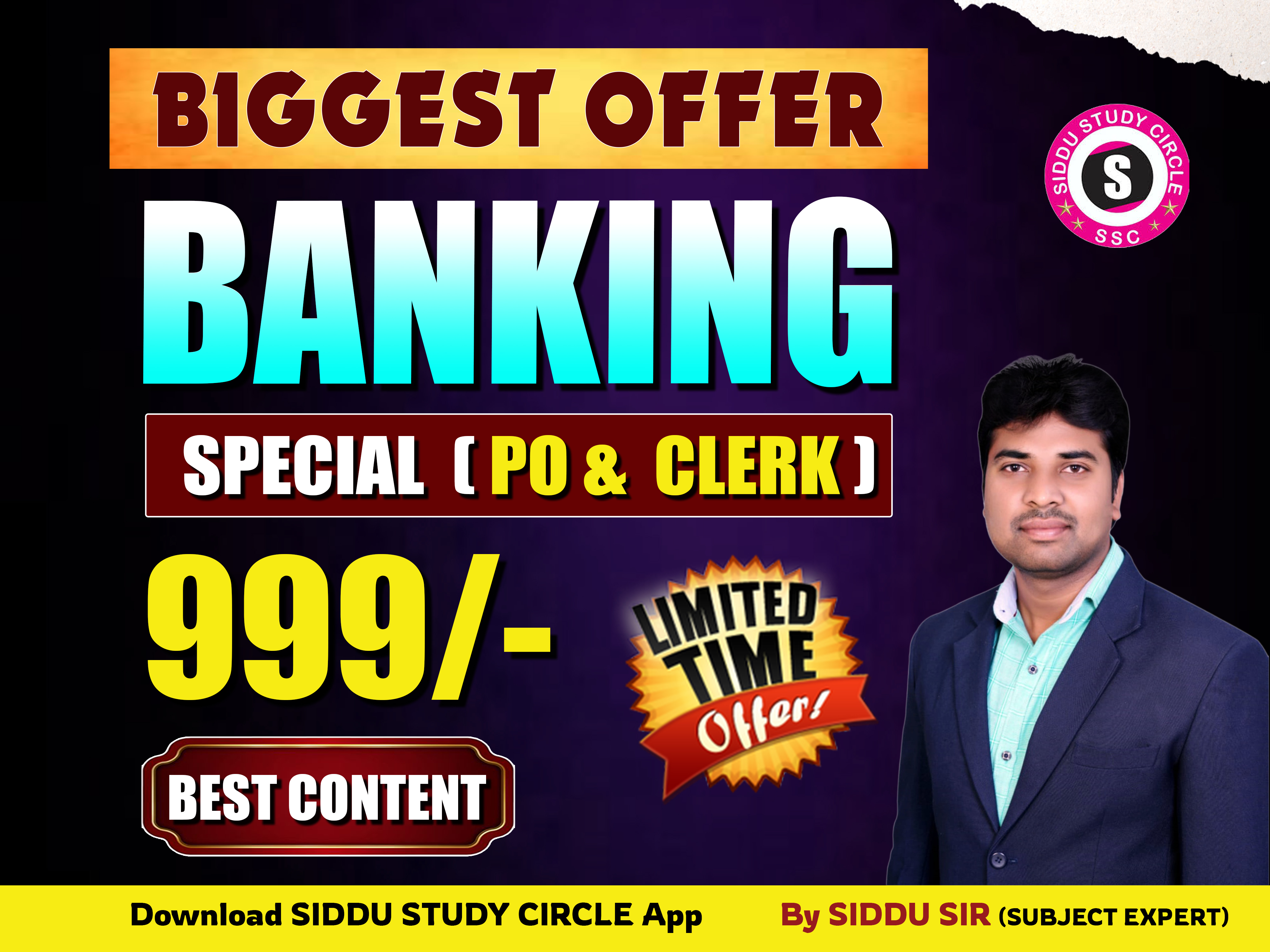 BANKING EXAMS ( PO + CLERK ) 