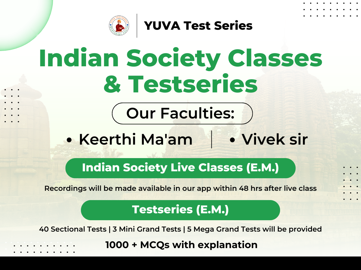 Indian Society Classes + Testseries (English Medium)