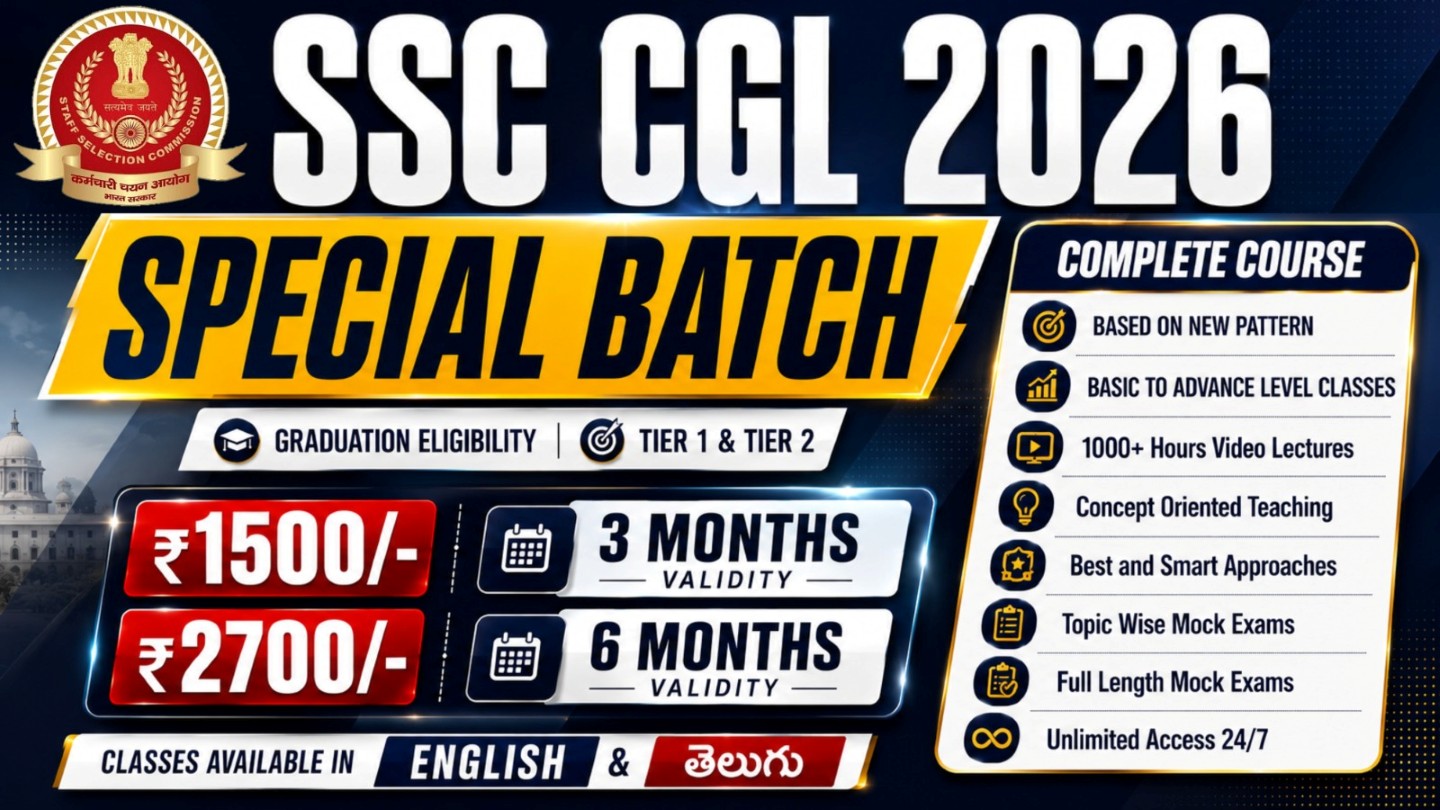 SSC CGL 2026–27 COMPLETE COURSE (Tier 1 & Tier 2) RANKERS BATCH – Chandan Logics | CL05*