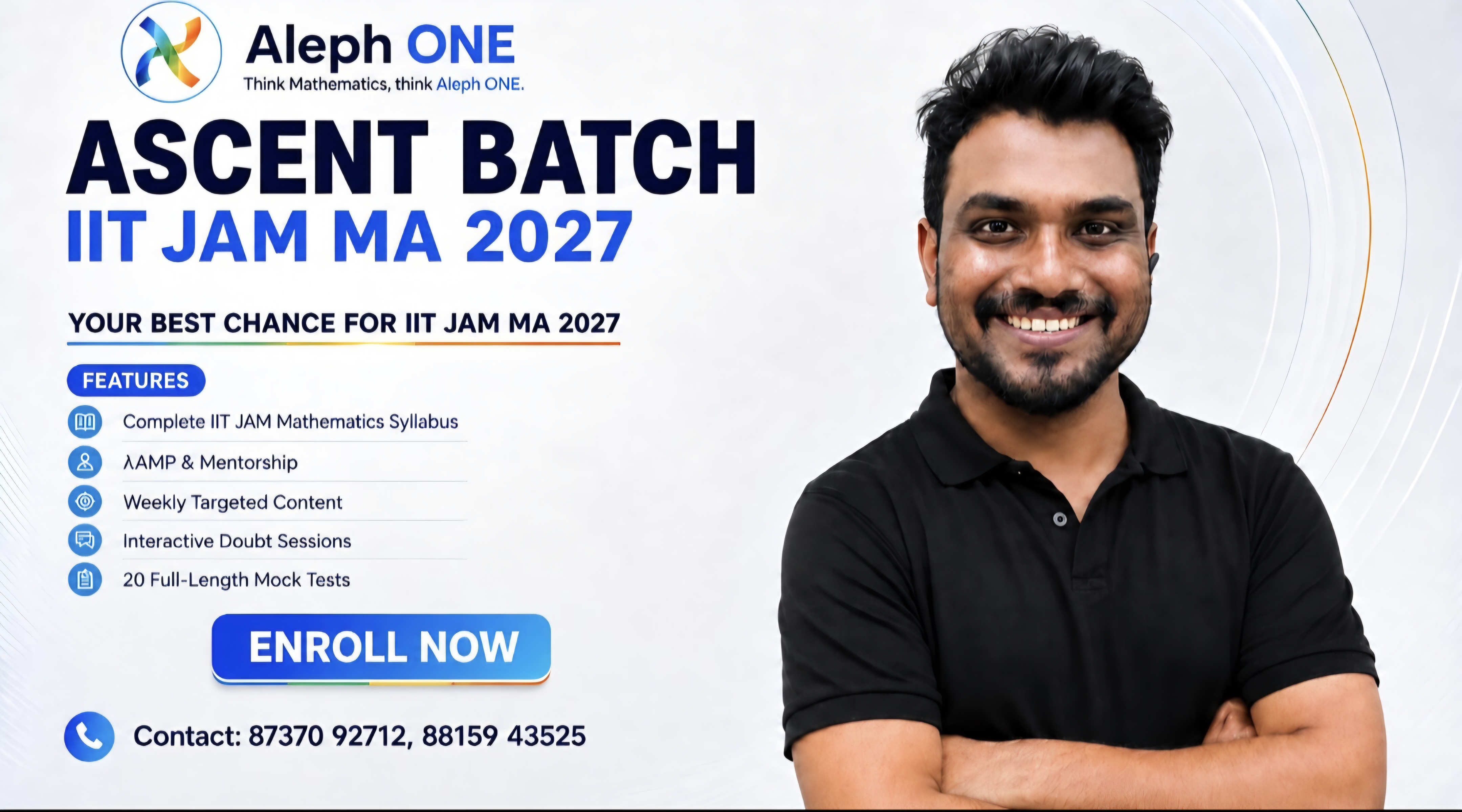 IIT JAM Ascent Batch - Target JAM 2027