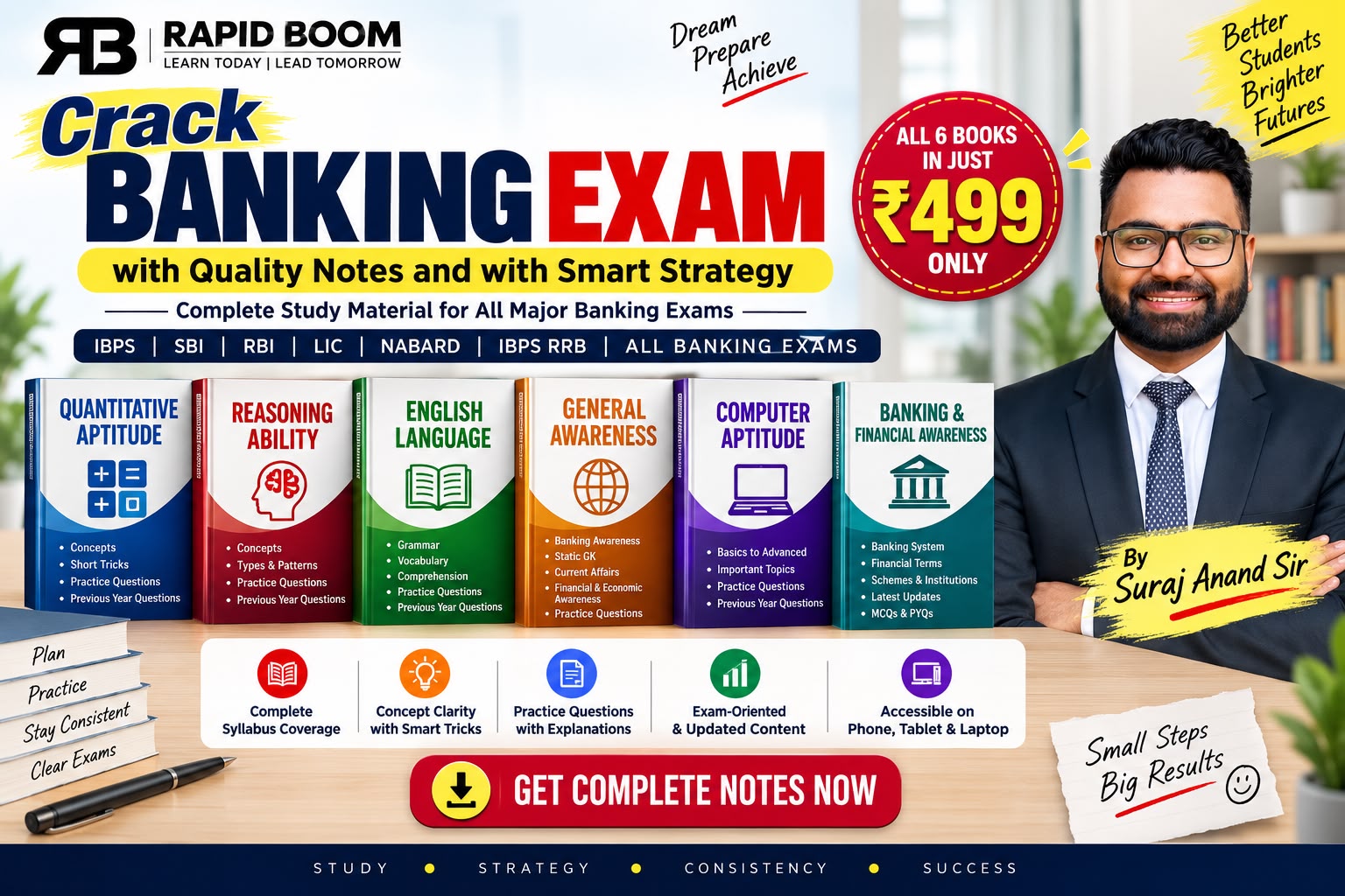 Crack Banking Exam | Complete Notes & Smart Strategy