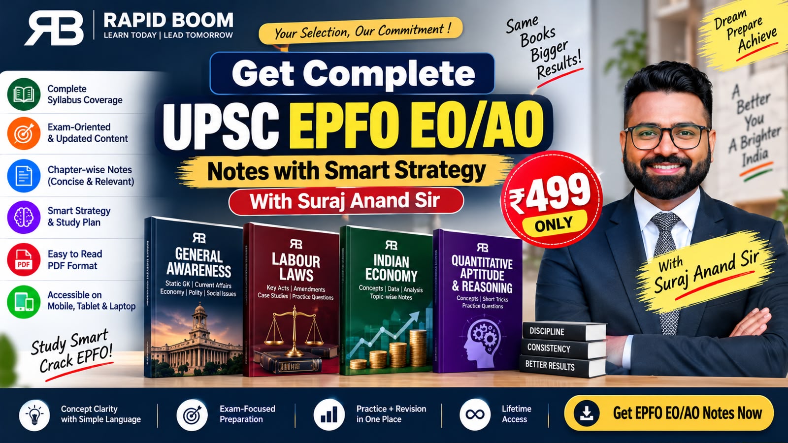 UPSC EPFO EO/AO Notes | Smart Strategy