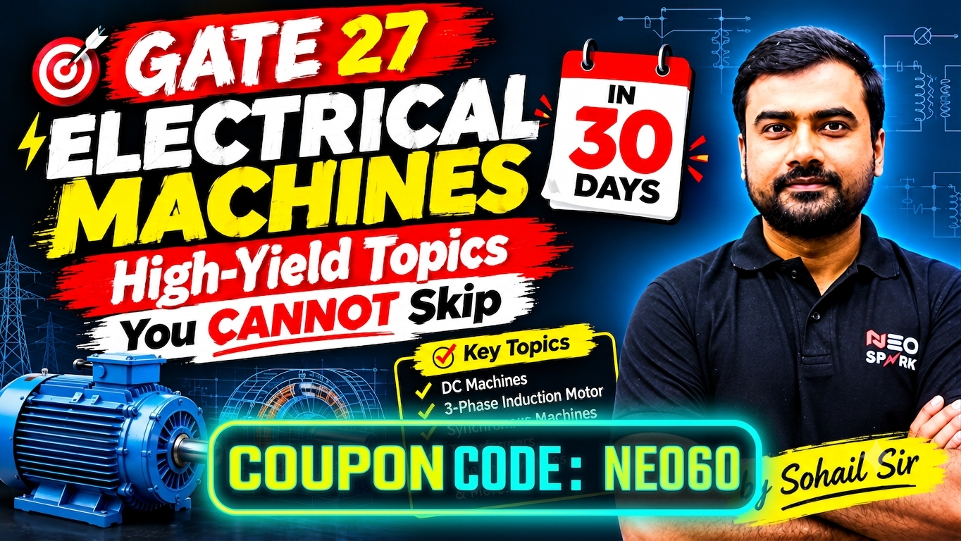 Electrical Machine 3.0 for GATE 27/28