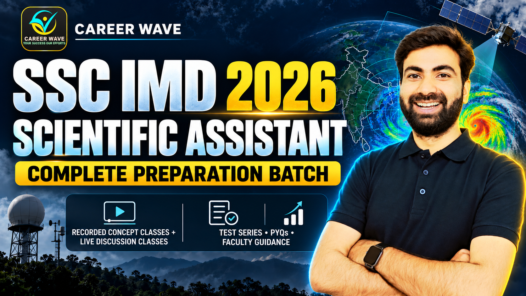SSC IMD Scientific Assistant 2026 Complete Preparation Batch | Career Wave