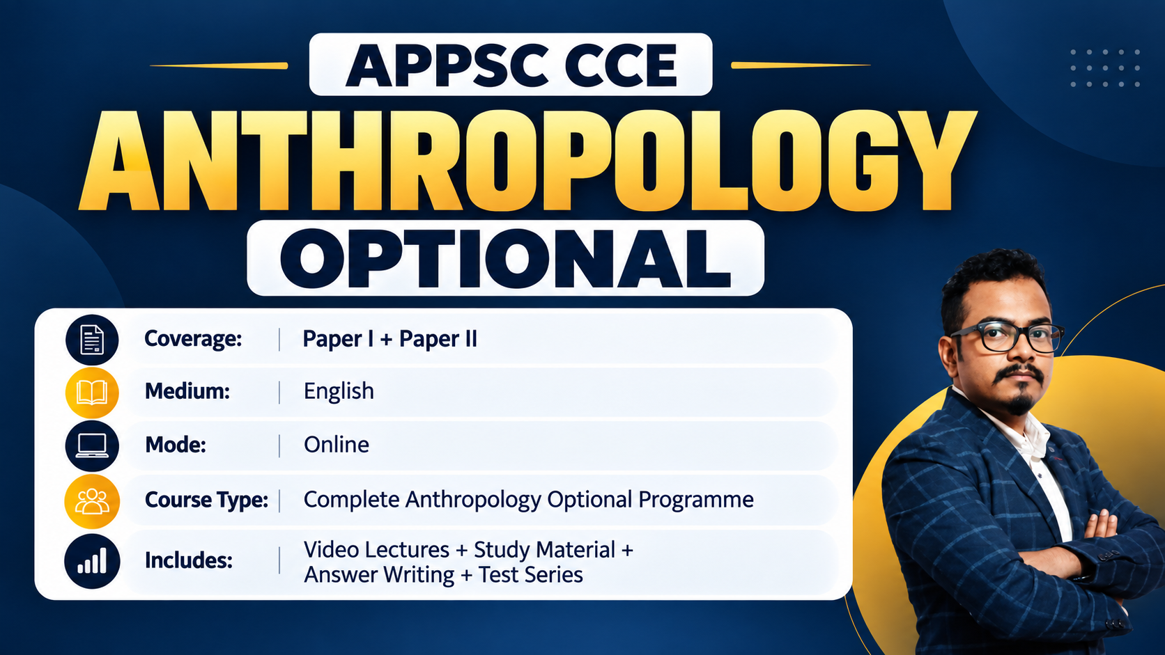 Anthropology Optional for APPSC CCE Exam