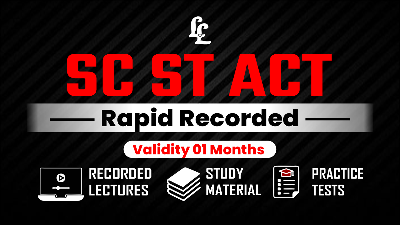 SC & ST Act (Recorded)