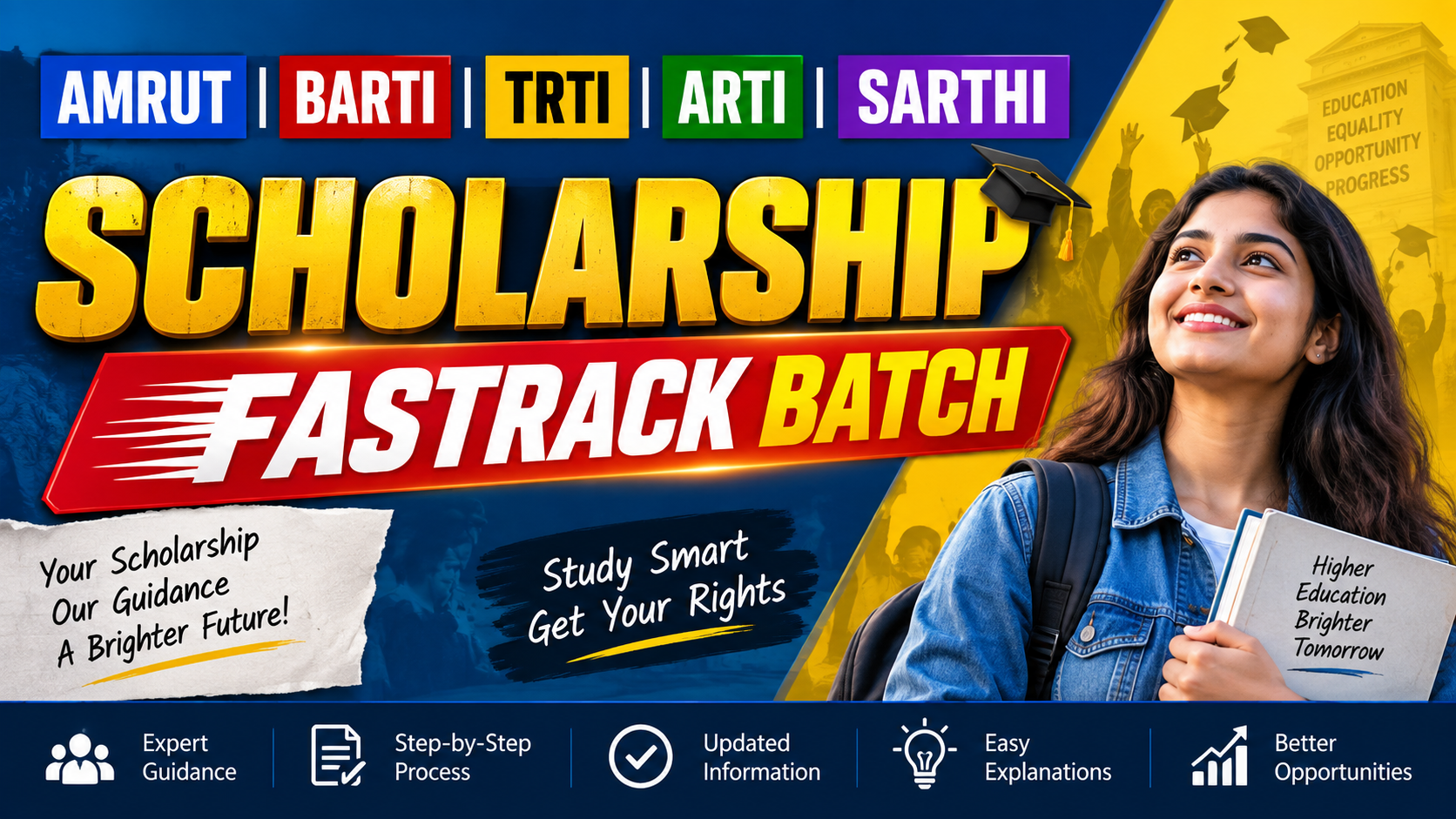 AMRUT/BARTI/TRTI/ARTI/SARTHI | Scholerhsip Fastrack Batch