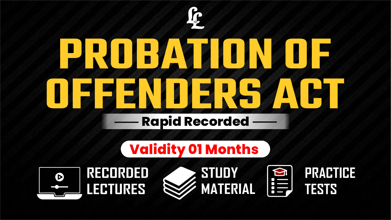 Probation of Offenders Act (Recorded) 