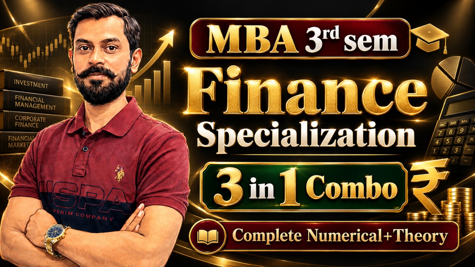 3 in 1 Combo (Finance Specialization)-MBA 3rd Sem. 