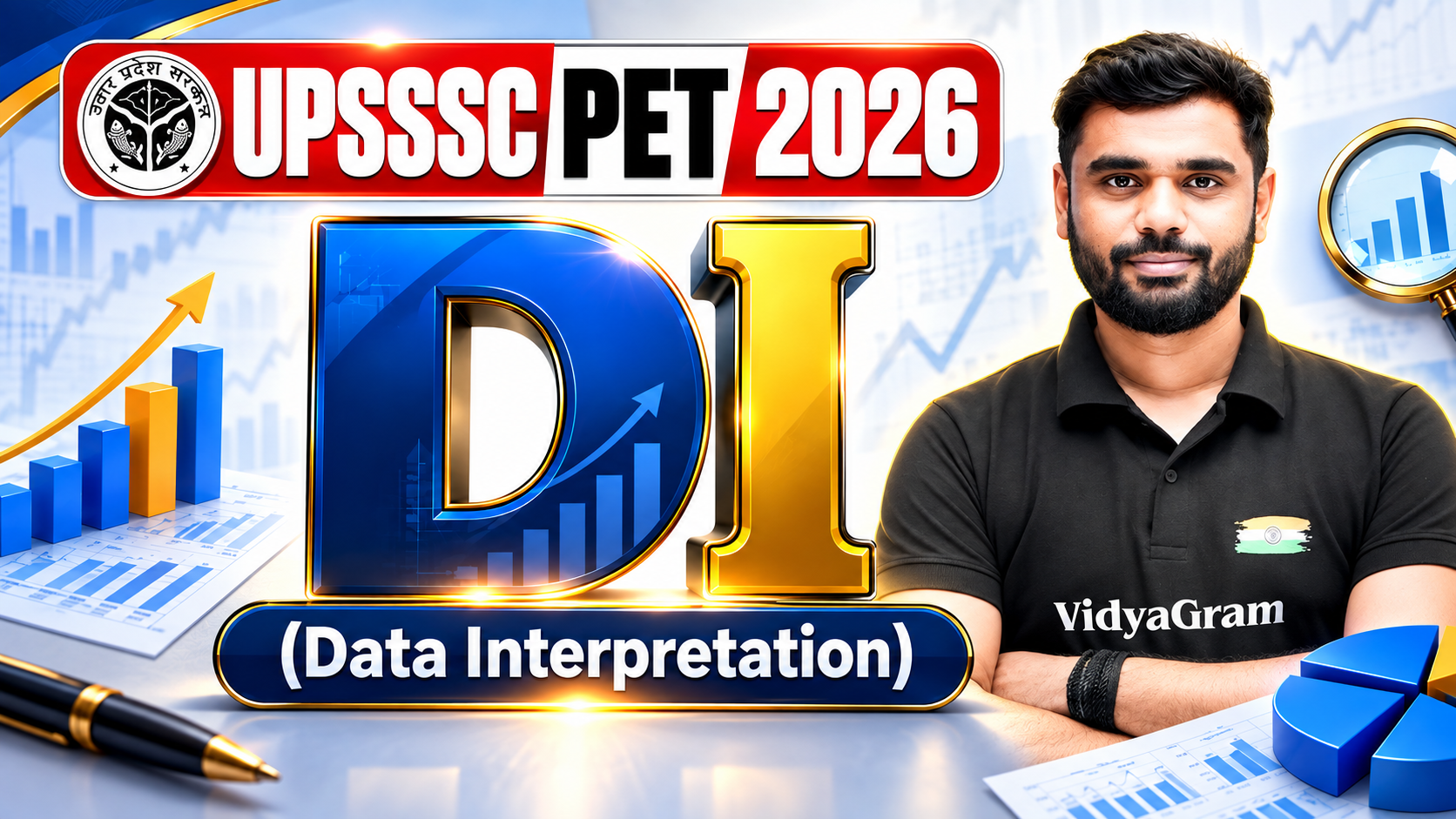 UPSSSC PET 2026| D. I. (Data Interpretation) by Aditya Sir 