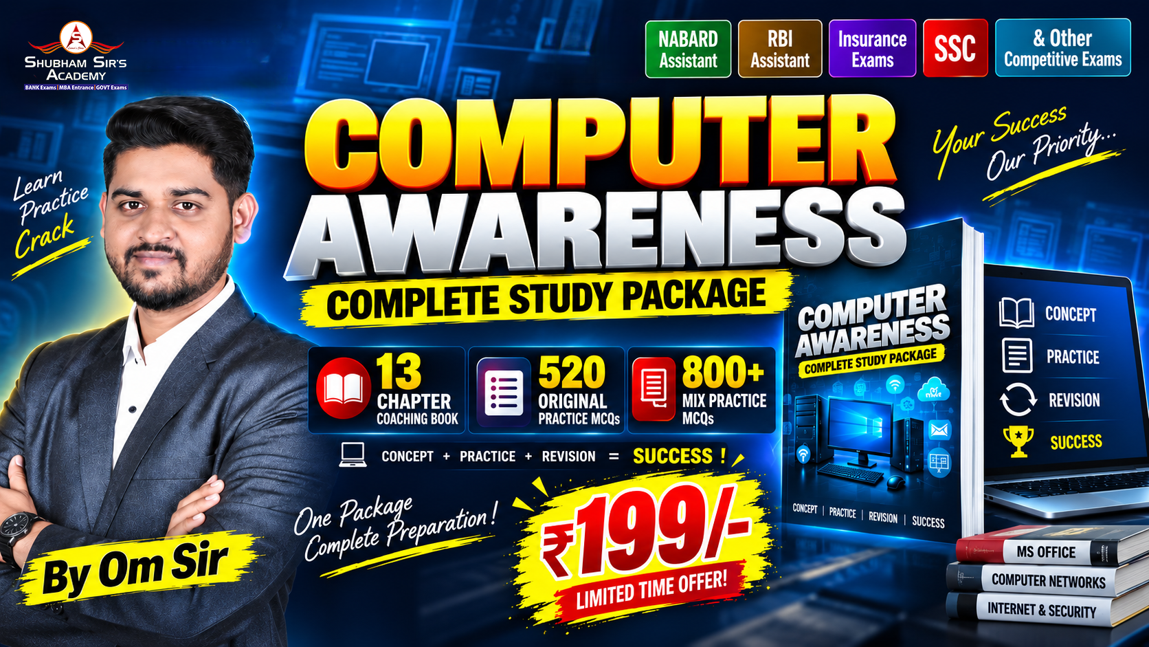 COMPUTER AWARENESS — COMPLETE STUDY PACKAGE By Om Sir