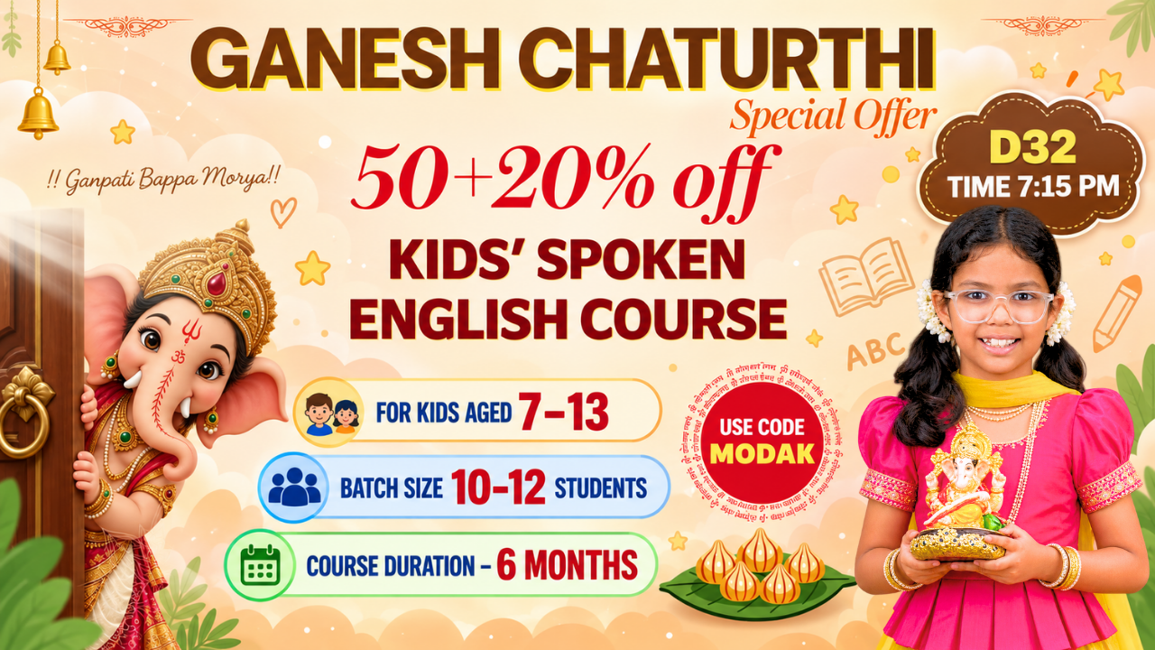 Kids English Mastery ~ (D32: Age 8-12) ~ 6-Month Program