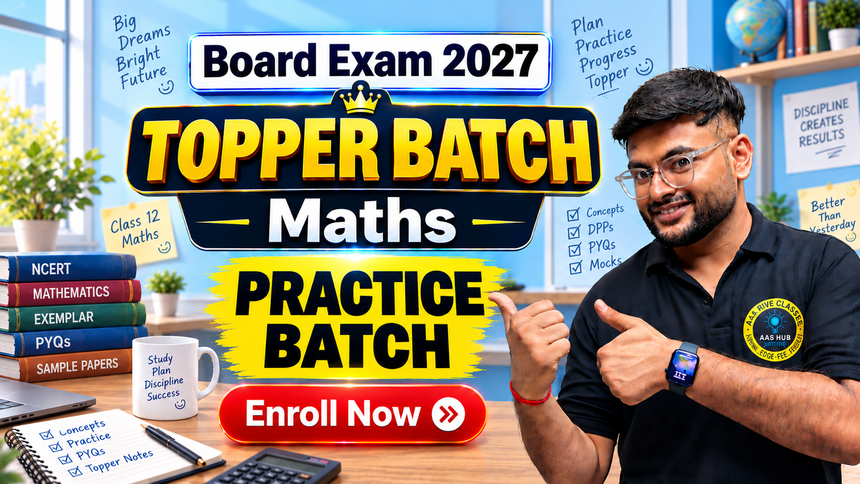 Class 12 Mathematics – Topper Practice Batch (Session 2026-27)