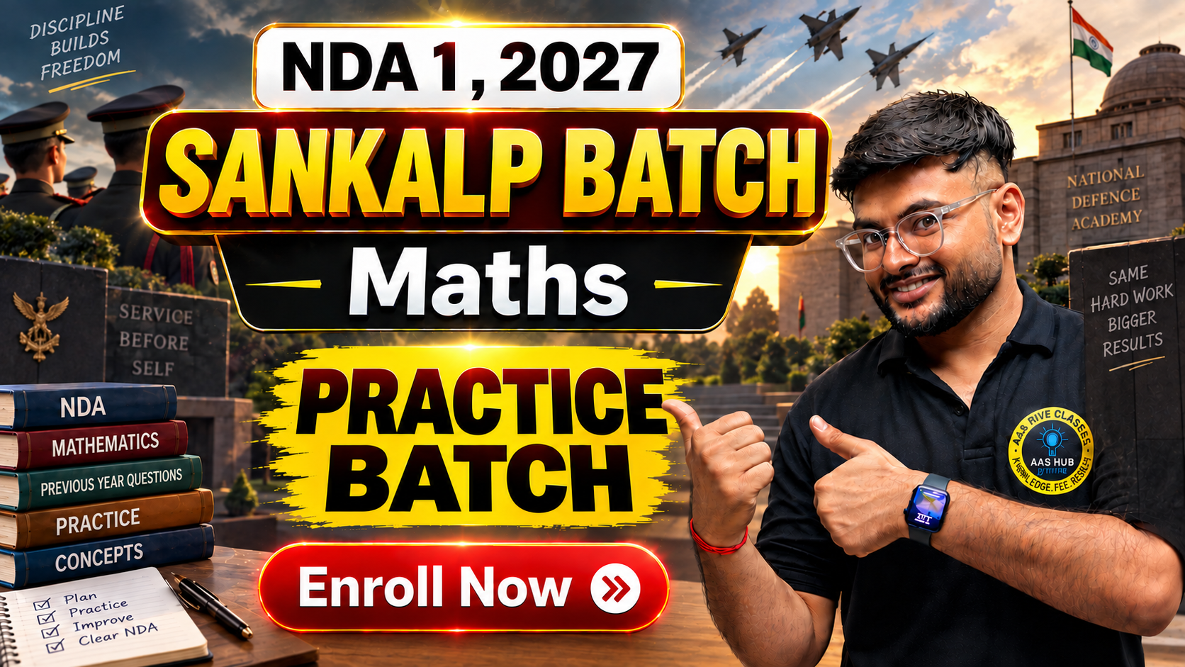 NDA Maths Sankalp Practice Batch (April Attempt 2027)