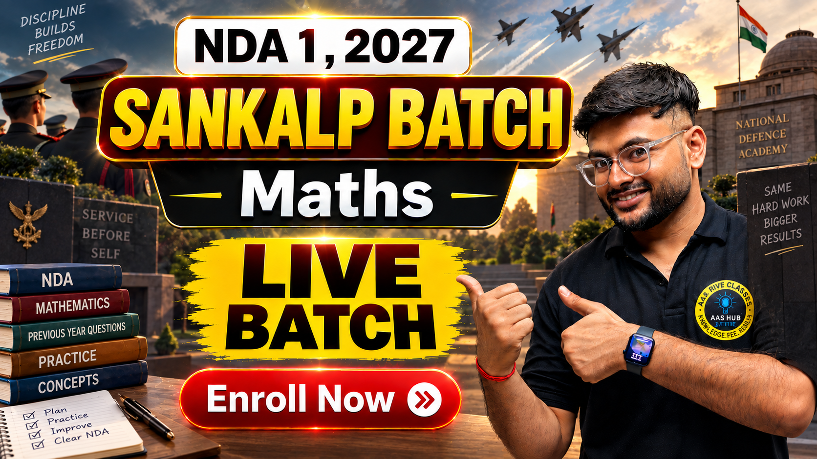 NDA Maths Sankalp Batch (April Attempt 2027)