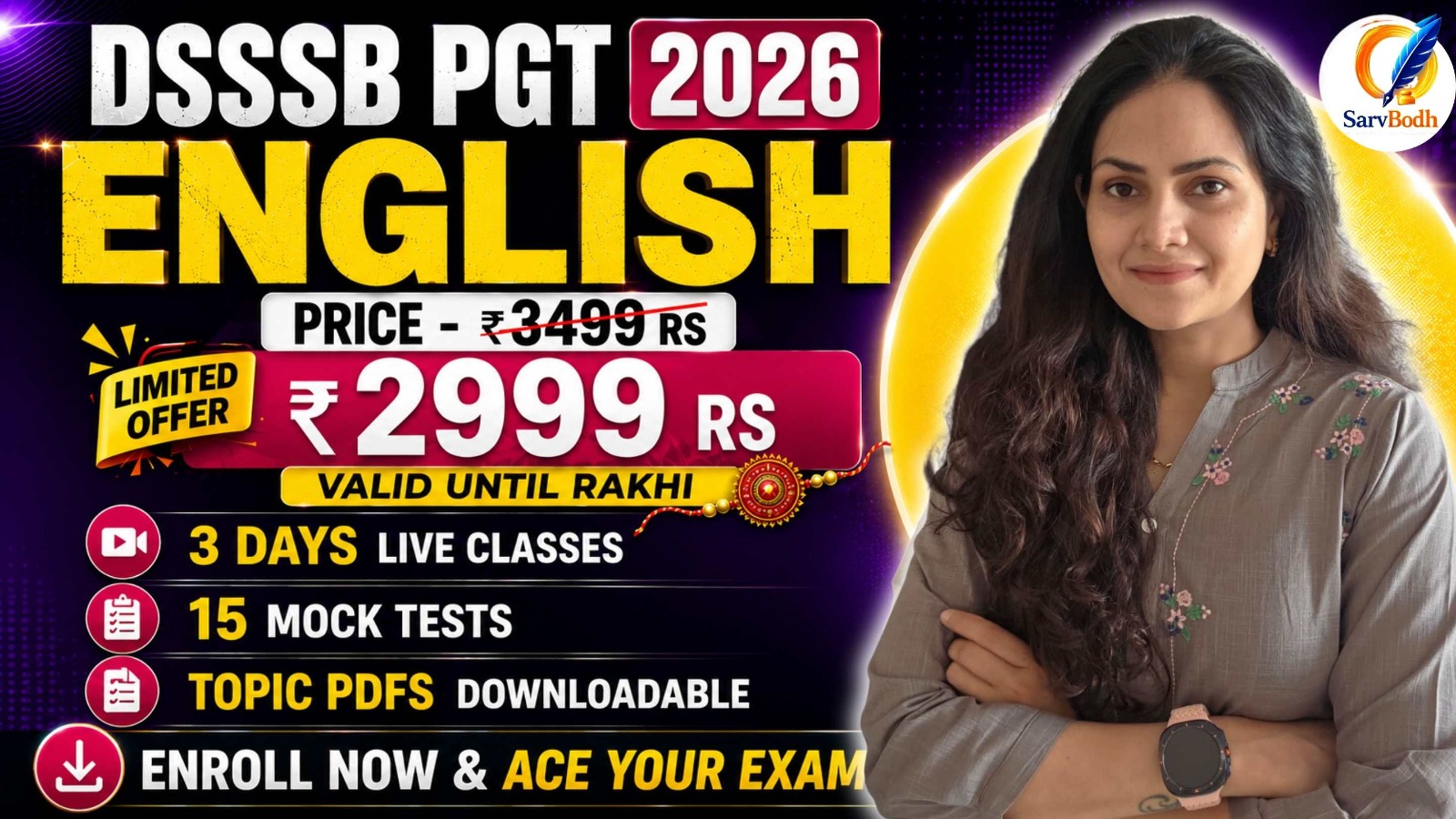 Dsssb pgt 2026 [LIVE BATCH]