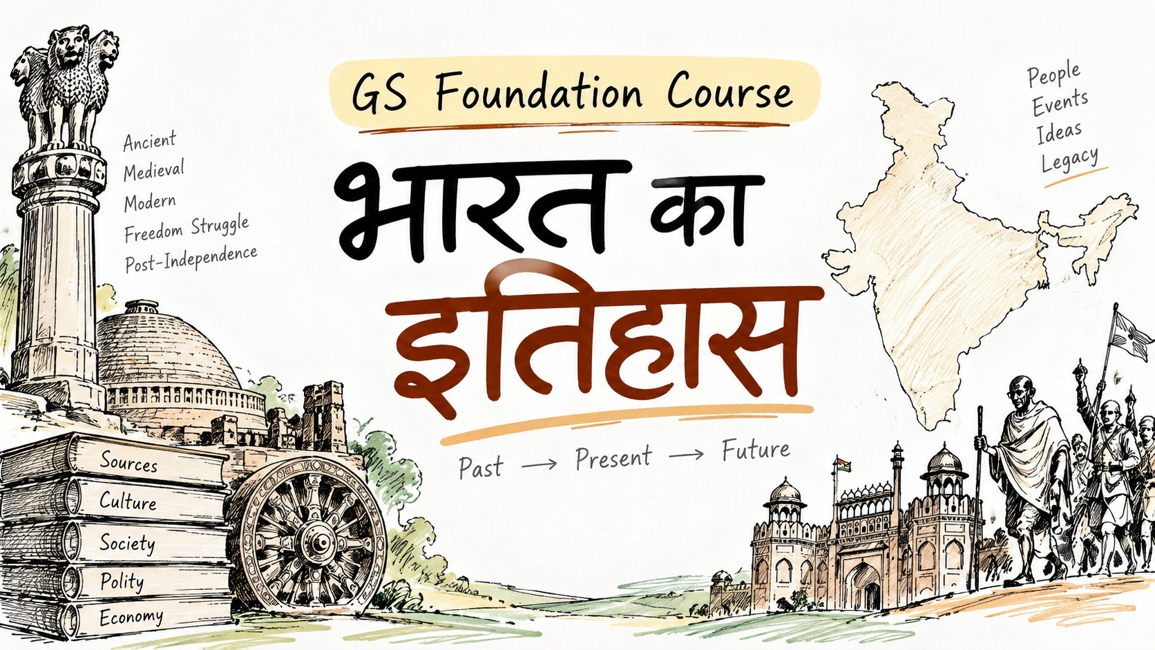 भारत का इतिहास  GS 