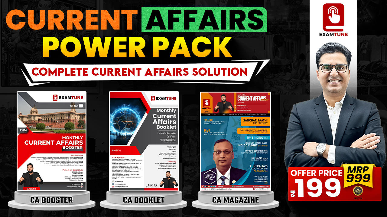 Monthly Current Affairs PDF Power Pack 2026-27