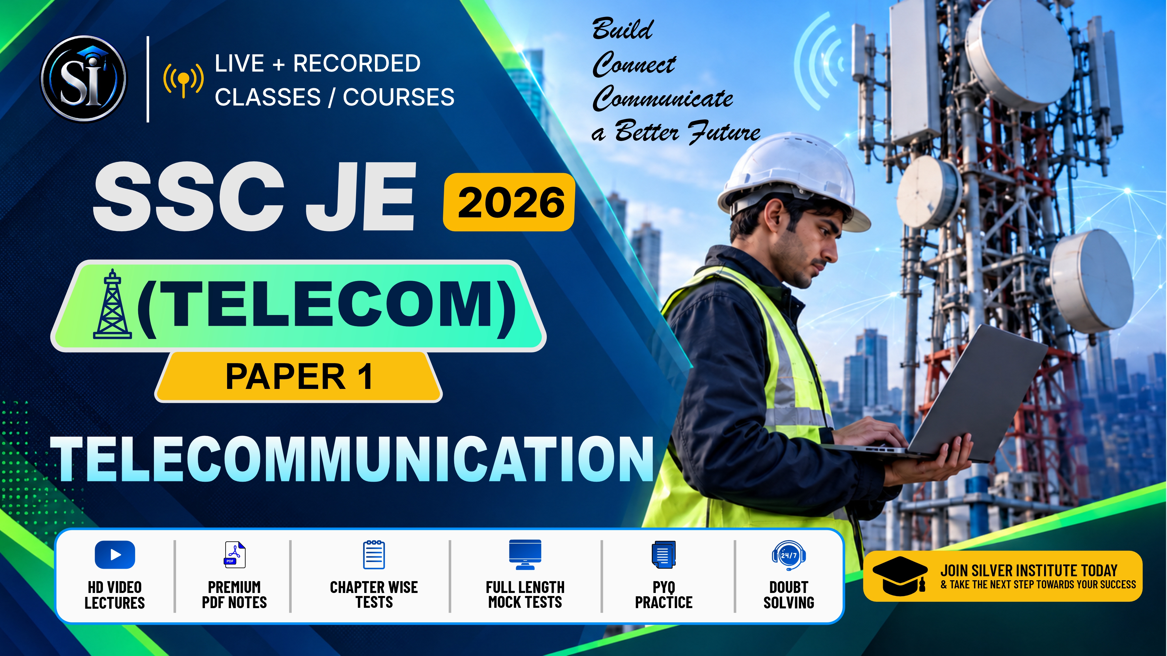 SSC JE (Telecom) Paper 1 Telecommunications